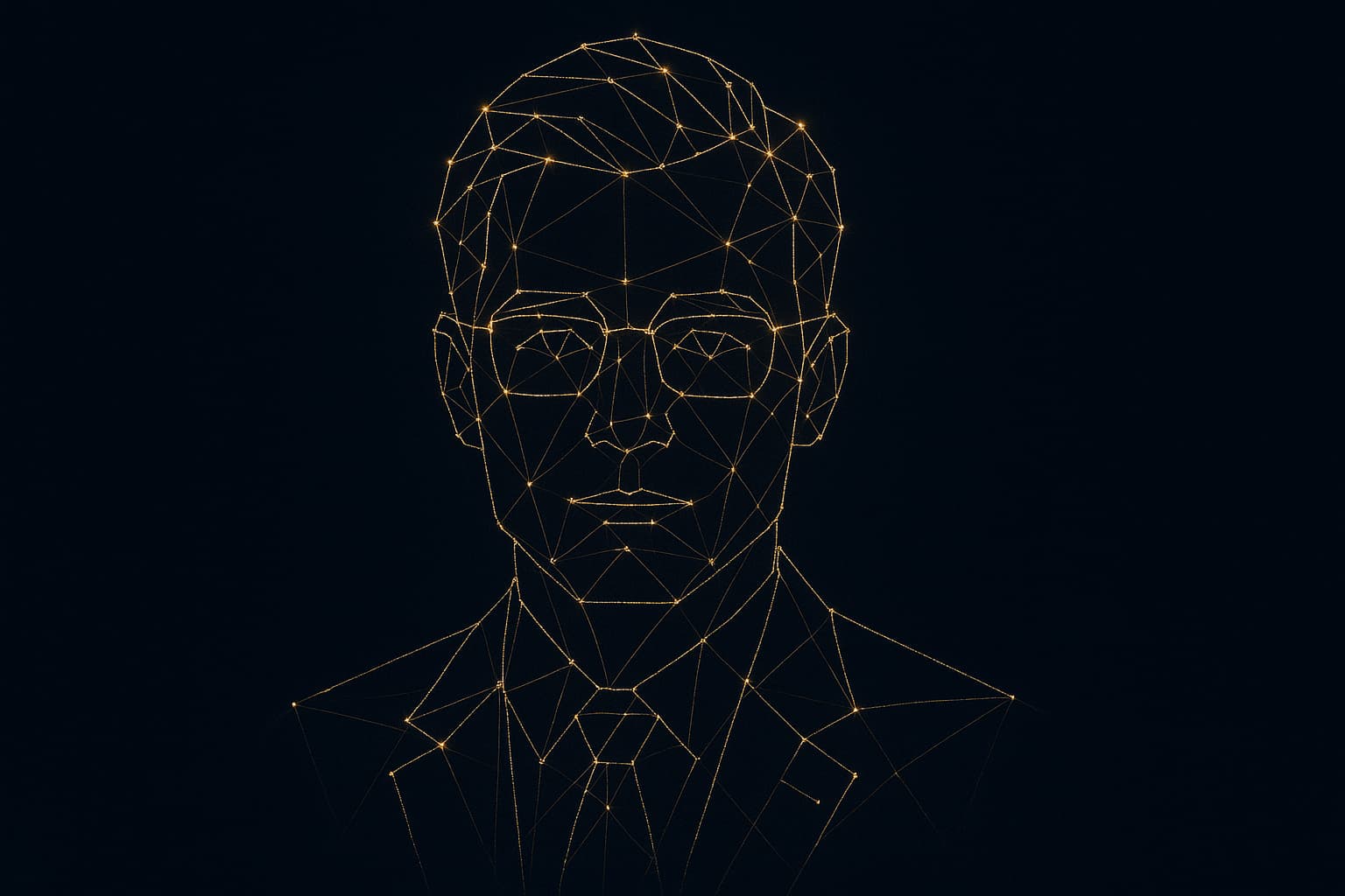 Illustrated constellation portrait accompanying Idris's testimonial